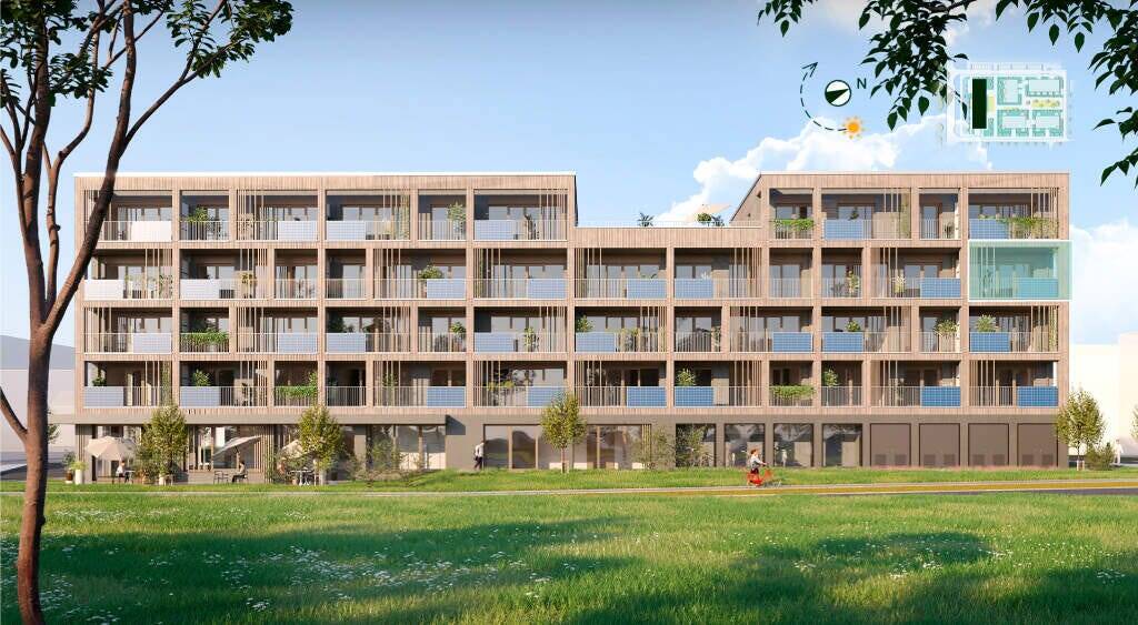 Nachhaltiges Wohnen mit Loggia 4 zimmer