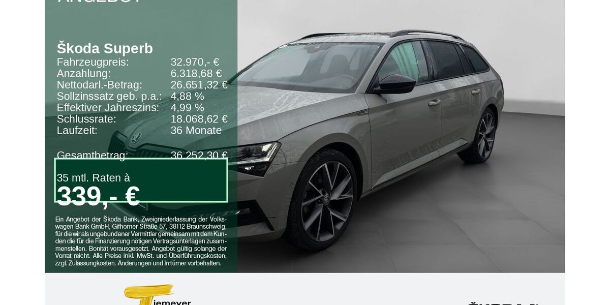Skoda Superb 73.058 km 30.490 &euro; Remscheid 42857