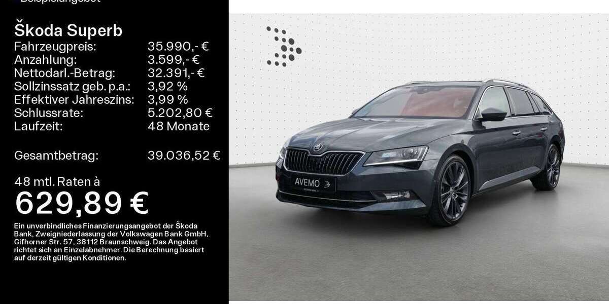Skoda Superb 1.001 km 35.990 &euro; Haßfurt 97437