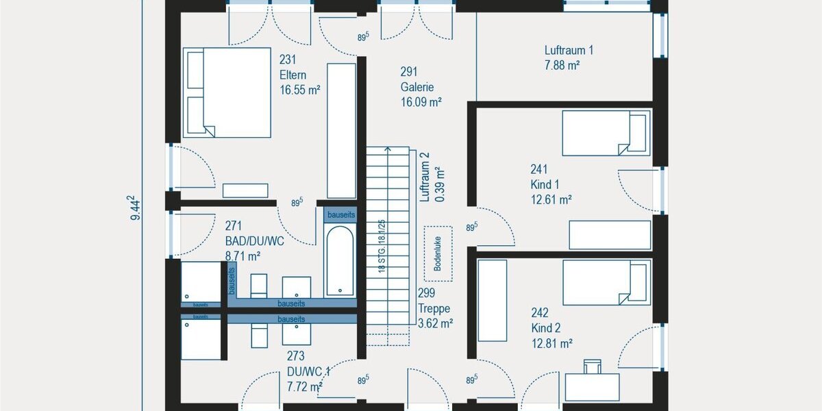 Attraktive City Villa 6: Vielseitige Wohnkonzepte auf zwei Etagen - Villa Adlkofen | Angebot:27329842