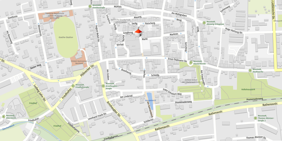 Fördermöglichkeiten nutzen und Ideen verwirklichen - Zentral in NeustadtOrla - Mehrfamilienhaus, Wohnhaus Neustadt an der Orla | Angebot:17757507