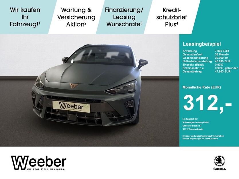 Cupra Leon 1.050 km 44.589 € Calw 75365