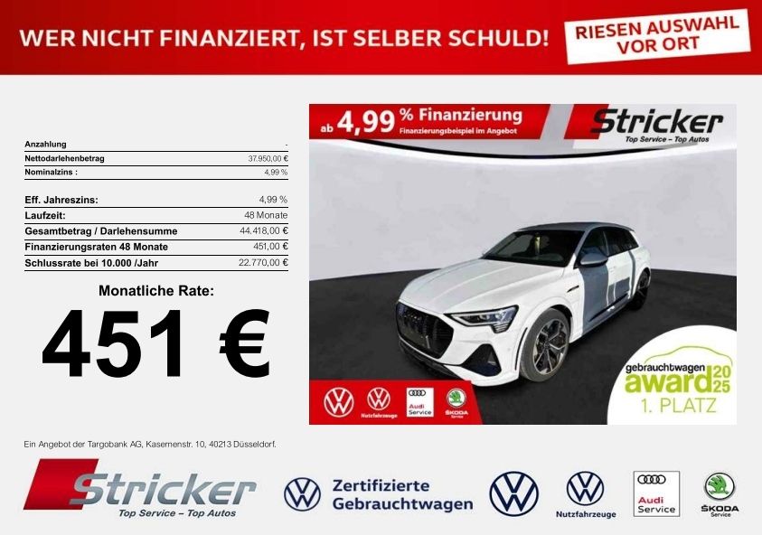 Audi e-tron 41.358 km 37.949 &euro; Detmold 32760