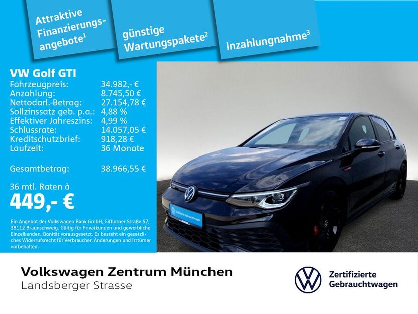 VW Golf 20.228 km 34.982 € München 80687