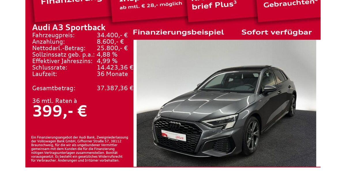 Audi A3 33.500 km 34.400 &euro; Berlin 10587