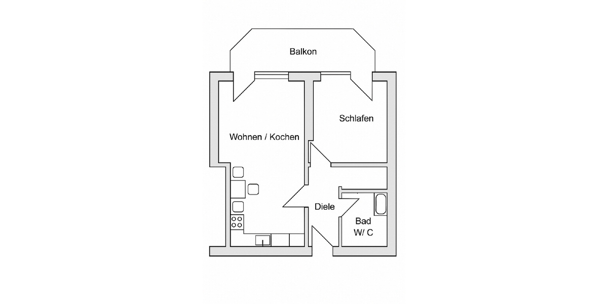Kleine Eigentumswohnung im Thüringer Wald - Etagenwohnung Tambach-Dietharz Tambach-Dietharz | Angebot:23611011