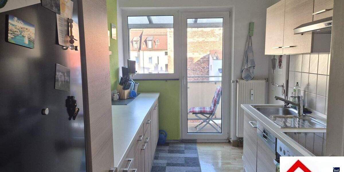 Etagenwohnung Nürnberg Gibitzenhof - 2 Zimmer, 57 m&sup2;, 595&euro; | Angebot:25566605