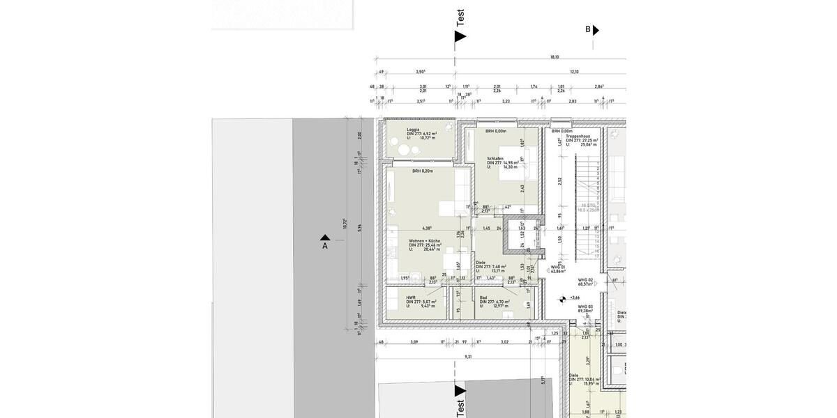 Dachgeschoßwohnung Jever - 2 Zimmer, 66 m&sup2;, 1.000&euro; | Angebot:25207961