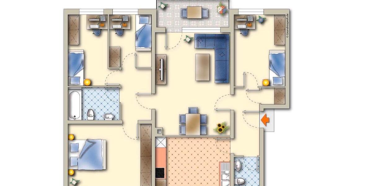 Etagenwohnung Hameln Kernstadt - 5 Zimmer, 95 m&sup2;, 115.000&euro; | Angebot:26941785