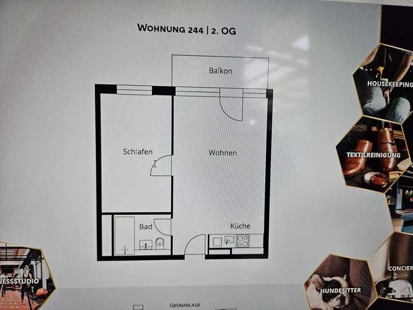 Wohnung zum Mieten in Berlin 1.300 € 47 m²