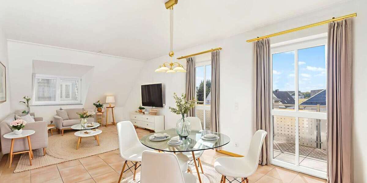 Ruhig gelegen in kleiner Wohnanlage | Helle, top gepflegte Maisonette-Wohnung - Dachgeschoßwohnung Karlsfeld | Angebot:26389541