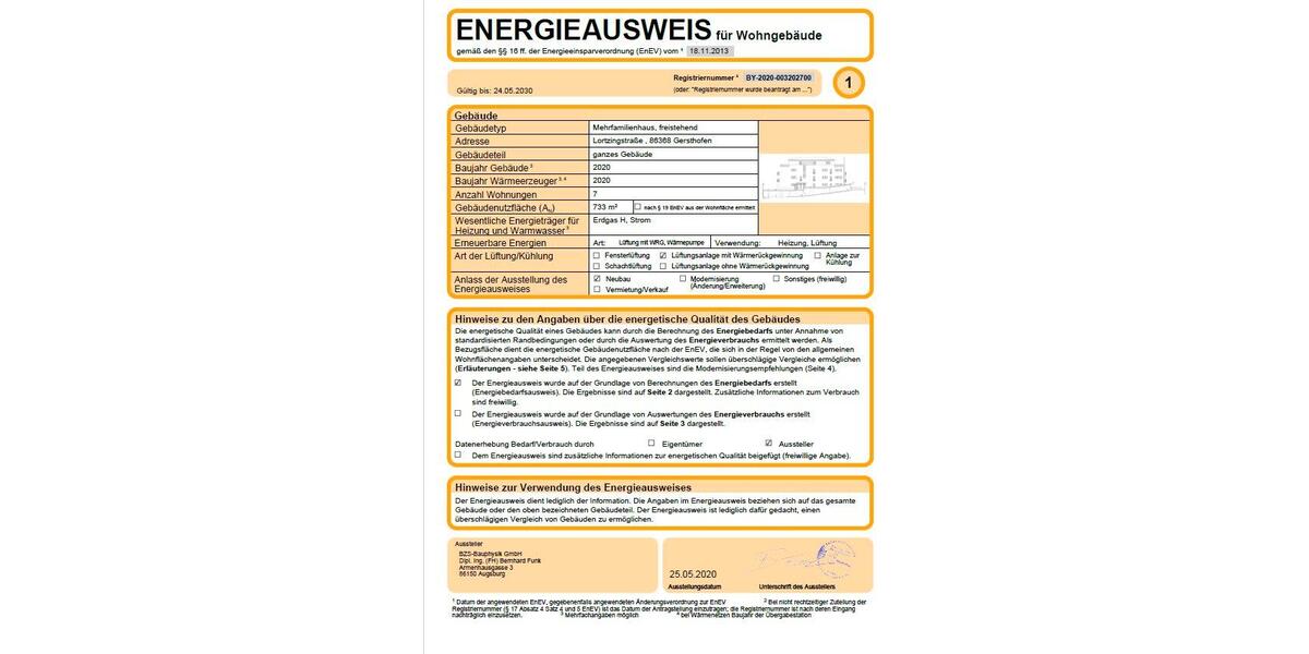 Etagenwohnung Gersthofen - 3.5 Zimmer, 104 m&sup2;, 1.410&euro; | Angebot:26587892