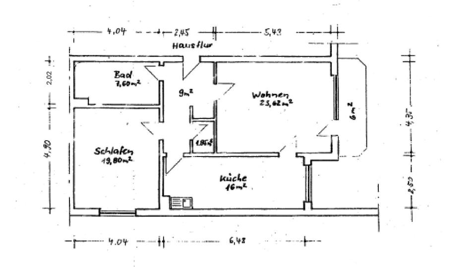 Etagenwohnung Frankenthal (Pfalz) - 2 Zimmer, 81 m&sup2;, 210.000&euro; | Angebot:26844560