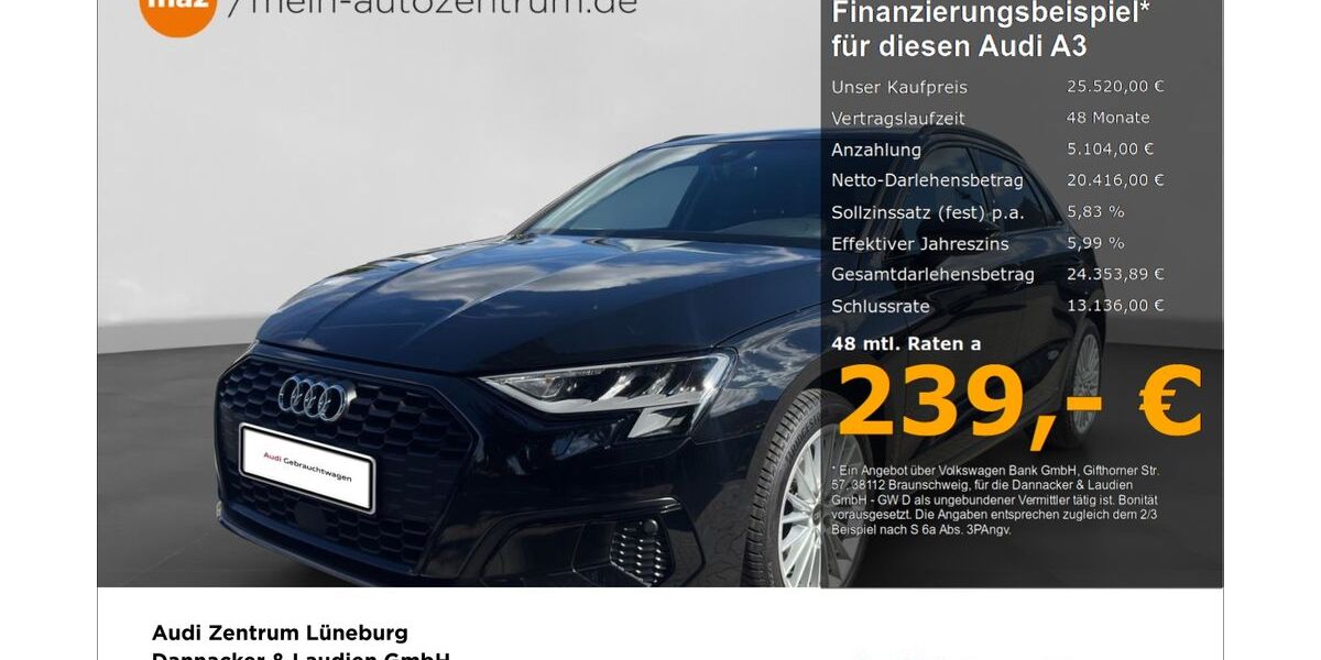 Audi A3 26.996 km 25.520 &euro; Lüneburg 21337
