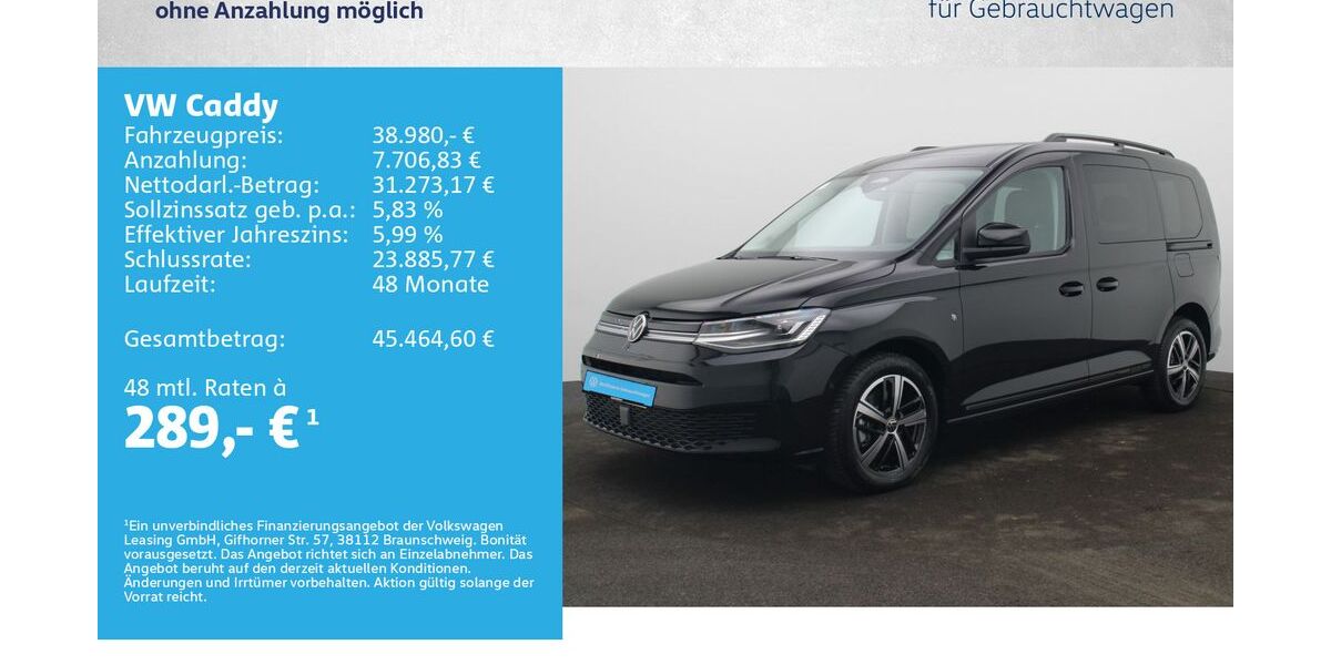 VW Caddy 8.000 km 37.980 &euro; Würzburg 97076