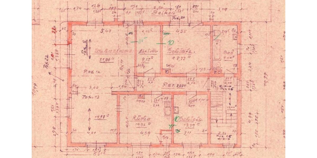 Etagenwohnung Sontra - 3 Zimmer, 120 m&sup2;, 600&euro; | Angebot:26270801