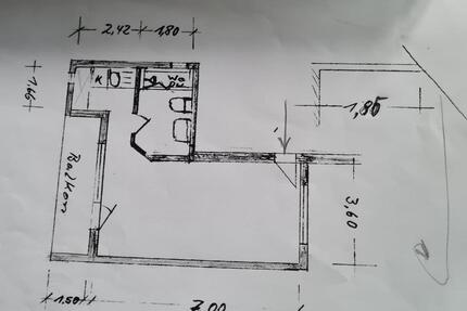 Wohnung Iserlohn Letmathe - 1 Zimmer, 40 m&sup2;, 360&euro; | Angebot:24878457