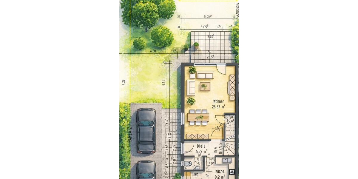 Doppelhaushälfte Syke - 4 Zimmer, 100 m&sup2;, 285.000&euro; | Angebot:24564953