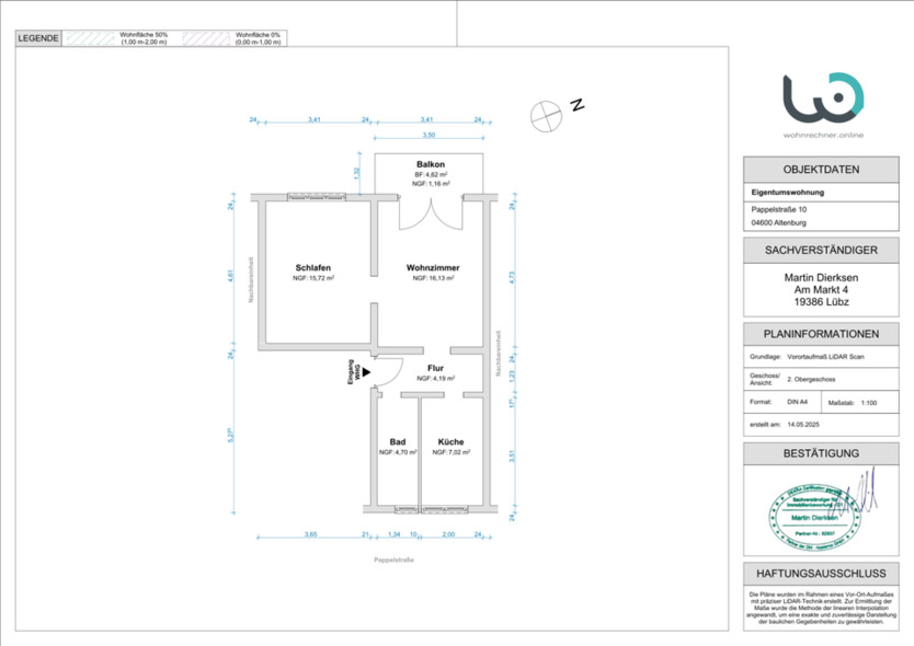 Frisch renovierte 2-Zi.-Wohnung mit Balkon in Altenburg-neu vermi zimmer