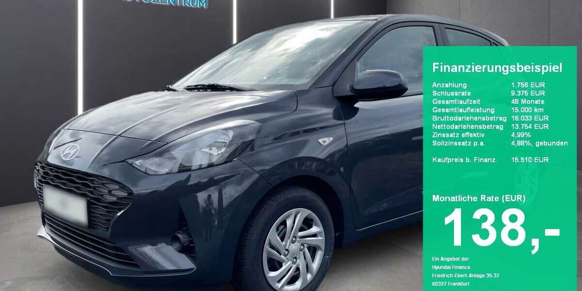 Hyundai i10 1.376 km 15.510 &euro; Bad Soden-Salmünster 63628