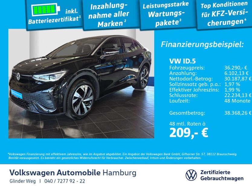 VW ID.5 44.177 km 34.990 € Glinde 21509