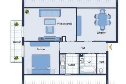 Wohnung Giengen an der Brenz - 3 Zimmer, 60 m&sup2;, 720&euro; | Angebot:26311601