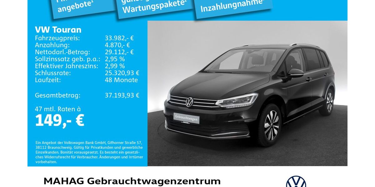 VW Touran 13.584 km 33.982 &euro; München 80935