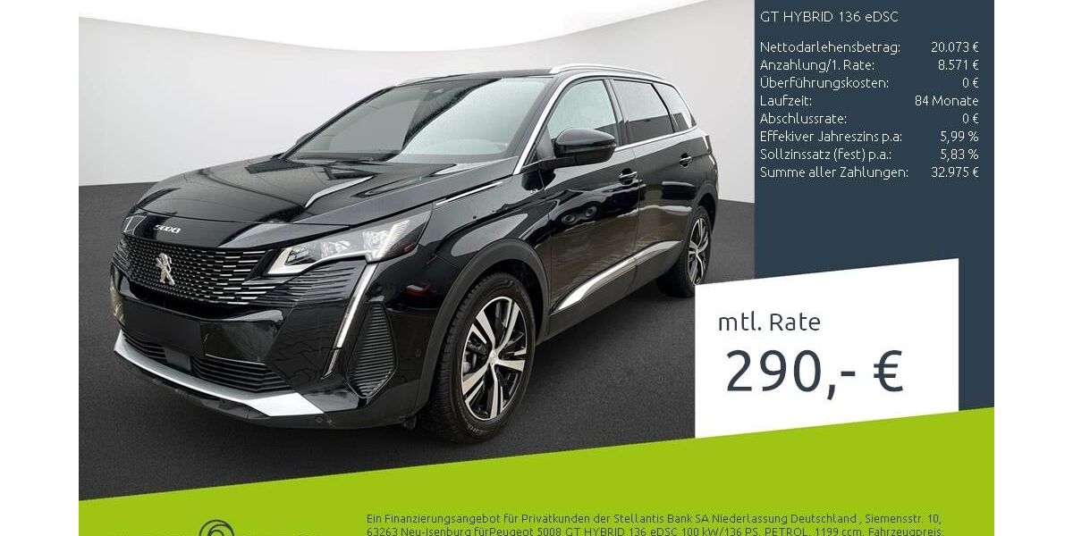 Peugeot 5008 20.014 km 28.145 &euro; Münster - Amelsbüren 48163