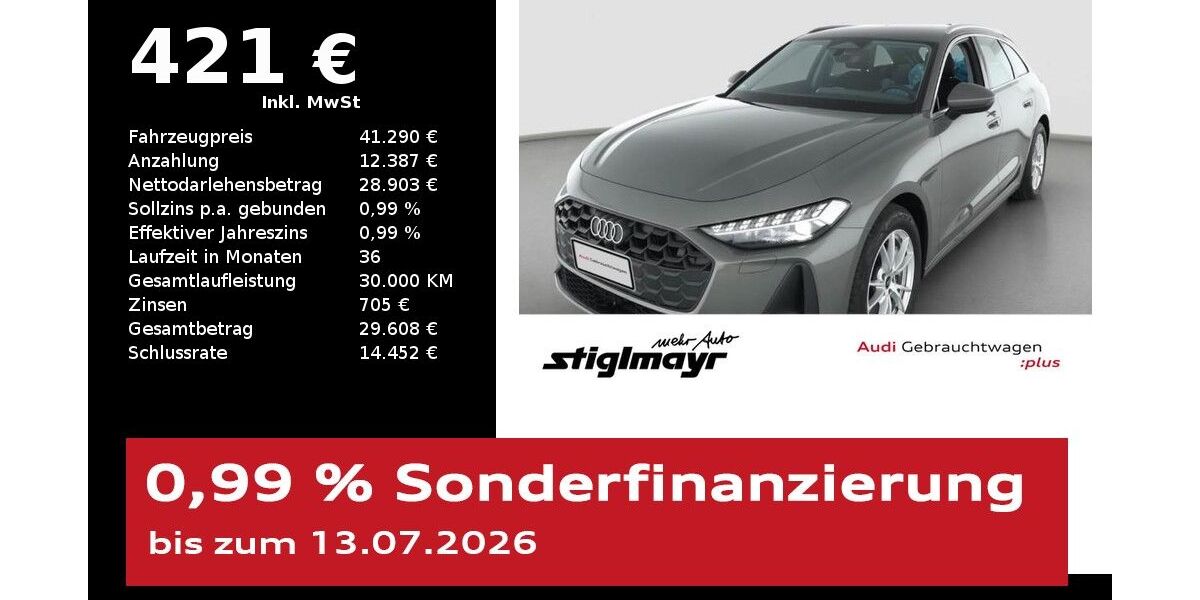 Audi A5 13.203 km 41.290 &euro; Pfaffenhofen 85276