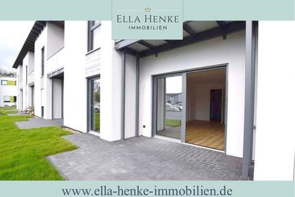 Zur Miete im Neubau: Schöne, moderne Erdgeschoss-Wohnung mit Terrasse - Erstbezug ...