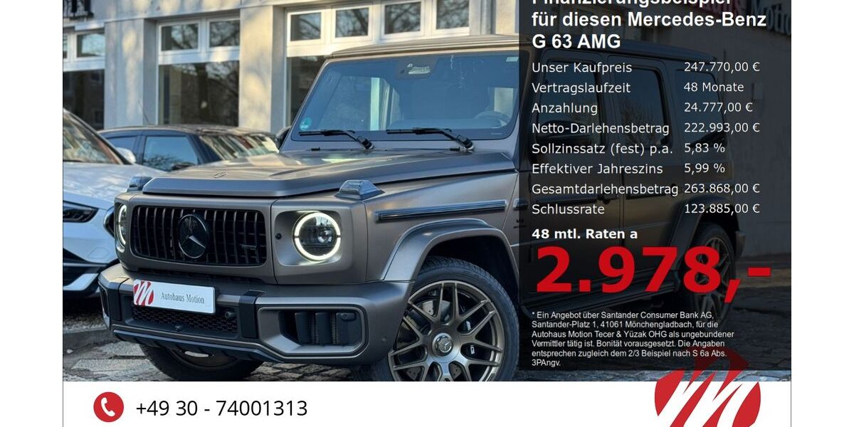Mercedes-Benz G 63 AMG 1.500 km 247.770 &euro; Berlin 12305