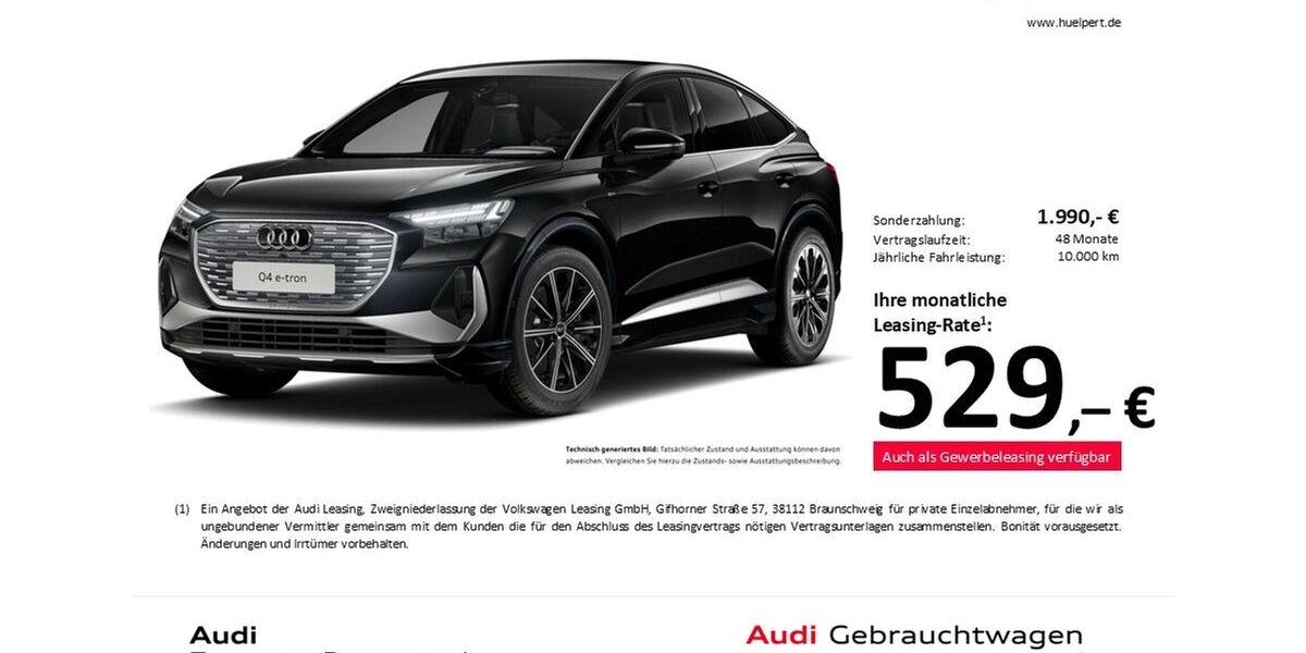 Audi Q4 e-tron 7.475 km 56.488 &euro; Dortmund 44143
