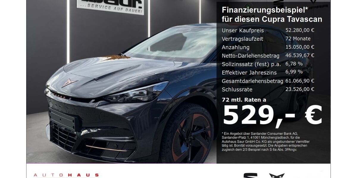 Cupra Tavascan 20.000 km 52.280 &euro; Ulm 89077