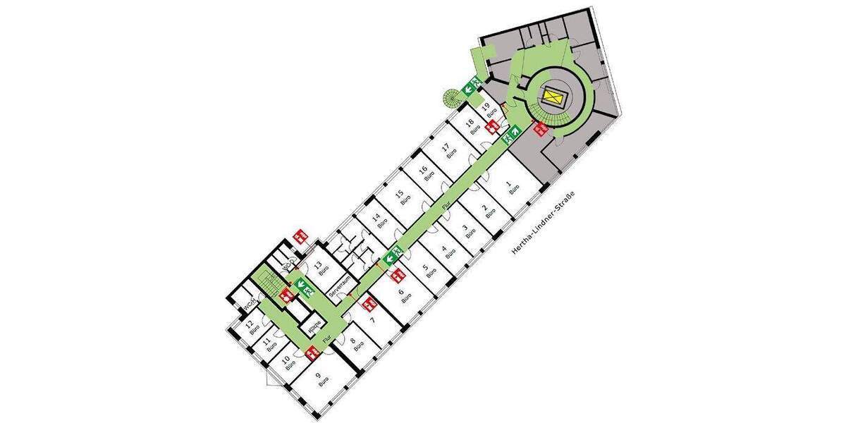 Penthouse-Coworking Dresden: Fixdesk, 7 Tage pro Woche, Top Lage zimmer