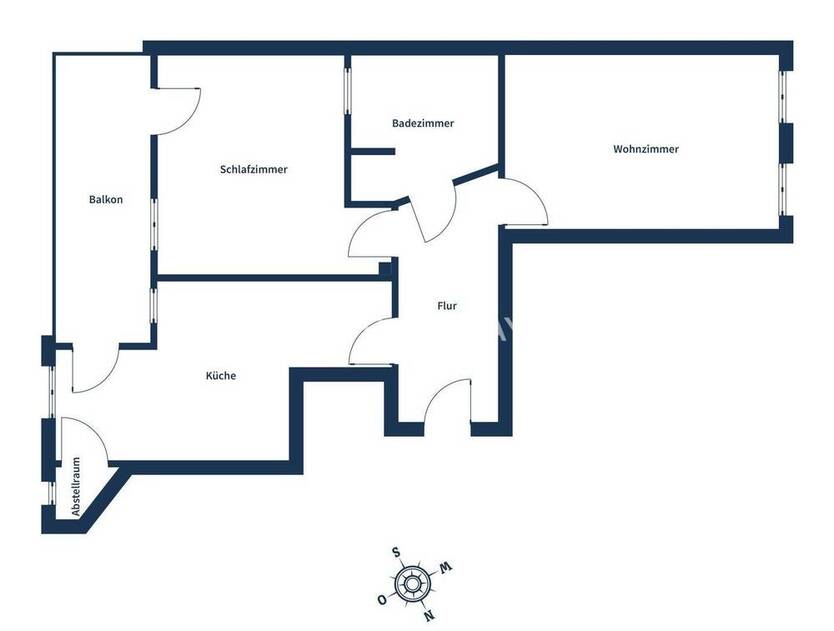 64,83 m² Wohnkomfort in Jugendstilhaus mit Loggia in begehrter Lage von Leipzig-Stötteritz