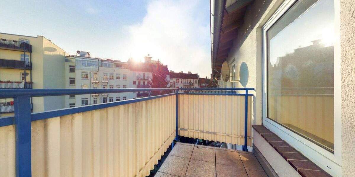 Attraktive Studiowohnung mit modernisiertem Bad und Balkon - leer stehend 1 zimmer