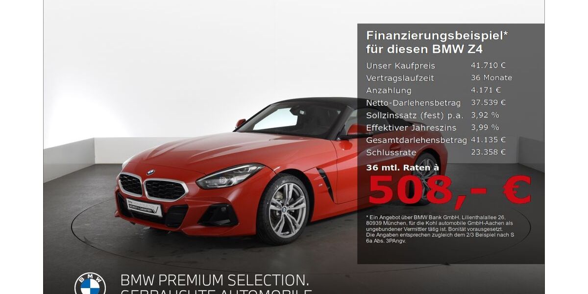 BMW Z4 10.851 km 40.740 &euro; Aachen 52078