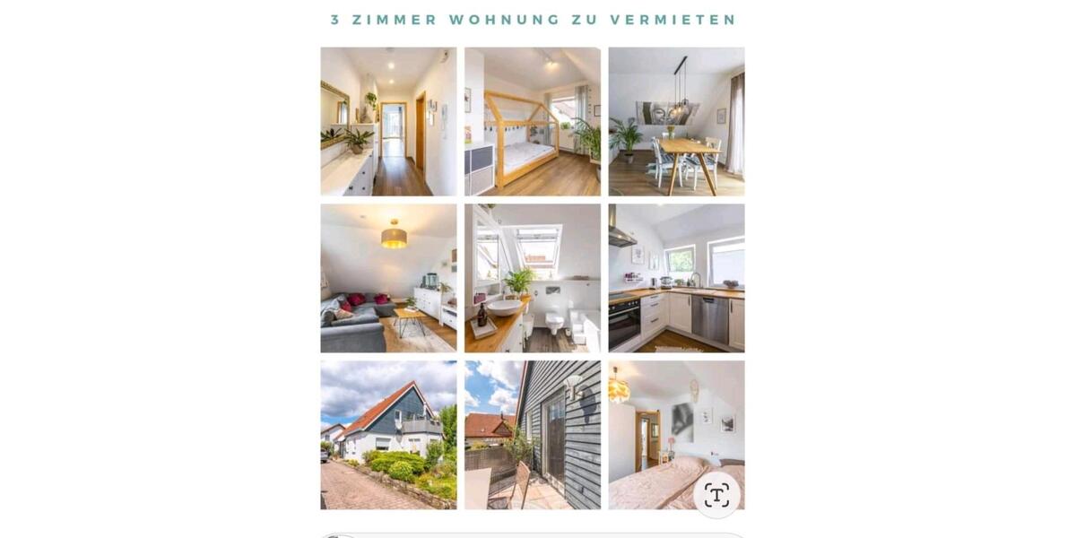 Dachgeschoßwohnung Brackenheim - 3 Zimmer, 75 m&sup2;, 950&euro; | Angebot:25382938