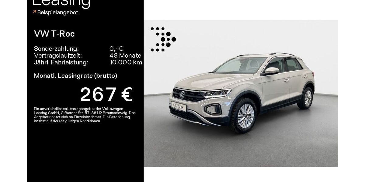 VW T-Roc 27.100 km 23.849 &euro; Linsengericht 63589