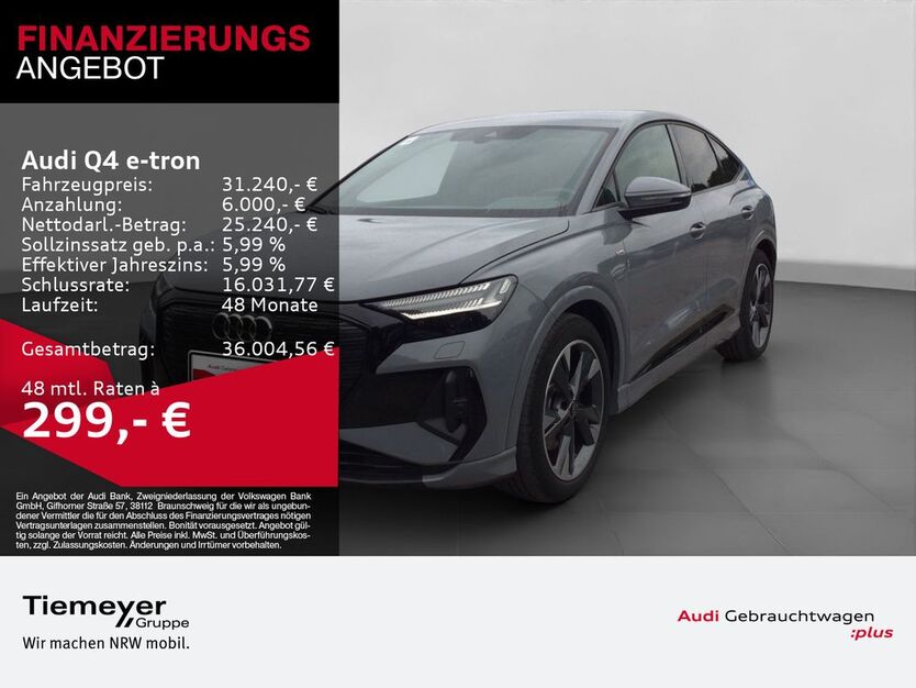 Audi Q4 e-tron 41.537 km 29.740 € Gelsenkirchen 45894