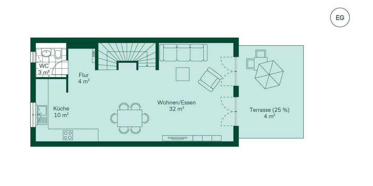 Reihenmittelhaus Wülfrath Innenstadt - 5 Zimmer, 126 m&sup2;, 559.900&euro; | Angebot:25769887