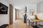 Komplett möblierte 1-Zimmer-Wohnung