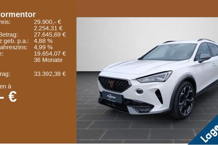 Cupra Formentor 33.977 km 29.900 € Kaiserslautern 67657