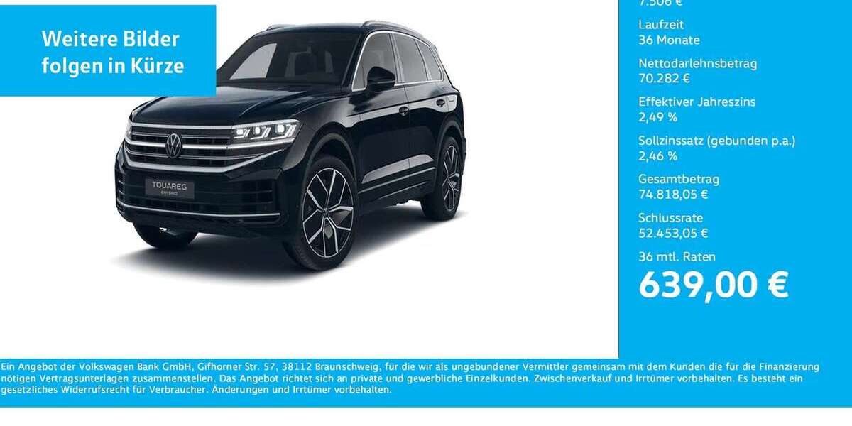 VW Touareg 7.041 km 77.788 &euro; Dortmund 44141