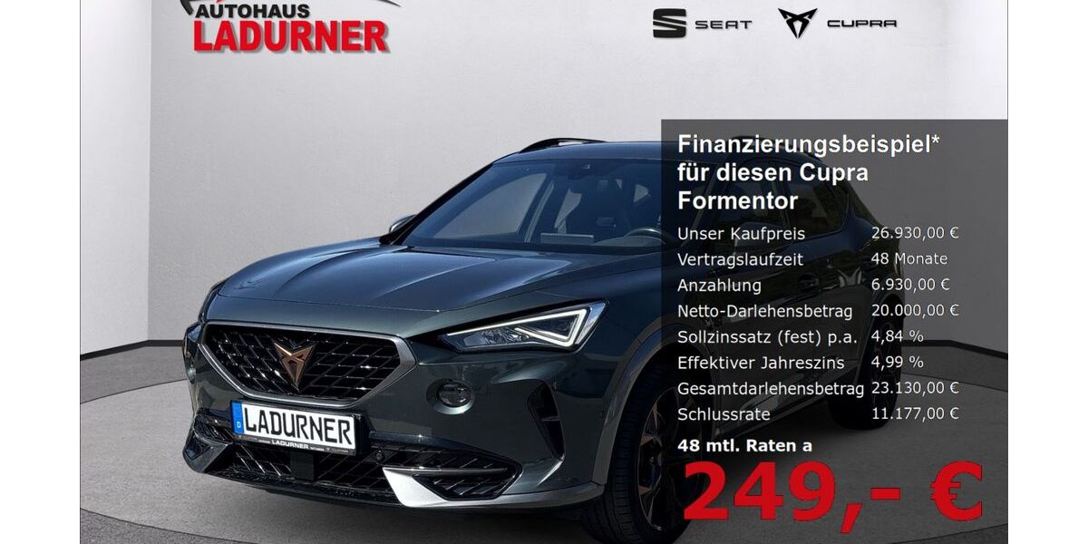 Cupra Formentor 116.300 km 26.930 &euro; Tuttlingen 78532