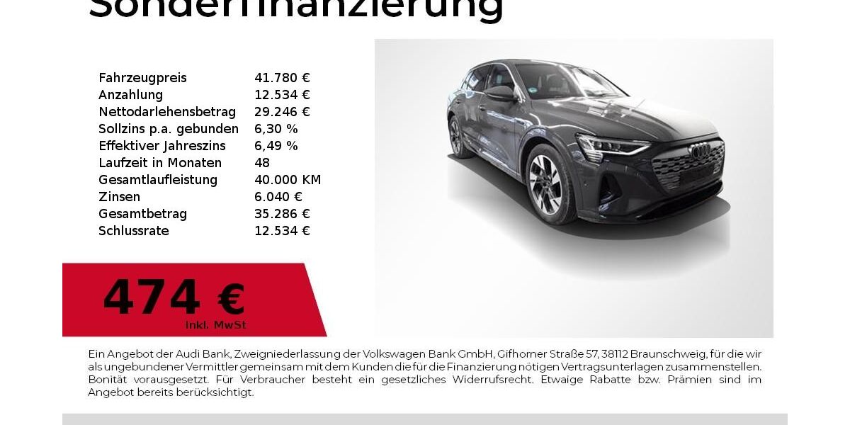 Audi Q8 e-tron 67.500 km 41.780 &euro; Nürnberg 90411