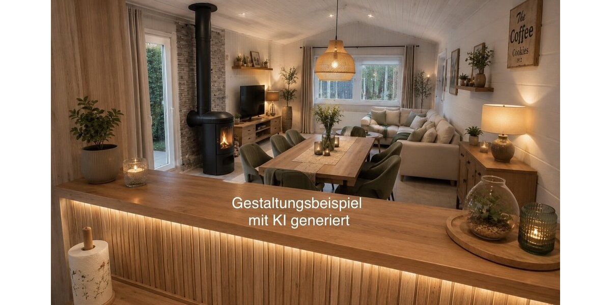 Meerzeit an der Seenplatte: Ferienhaus in absoluter Bestlage im Ferienpark Mirow - Doppelhaushälfte Mirow Granzow | Angebot:27119924