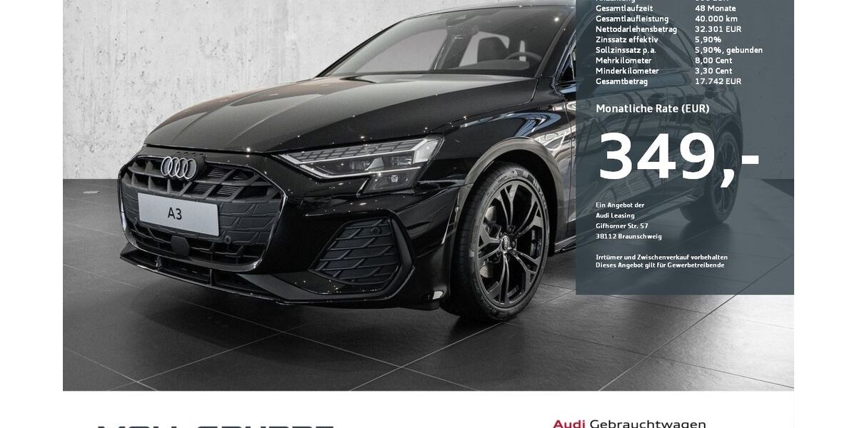 Audi A3 10.000 km 41.490 &euro; Düsseldorf 40549