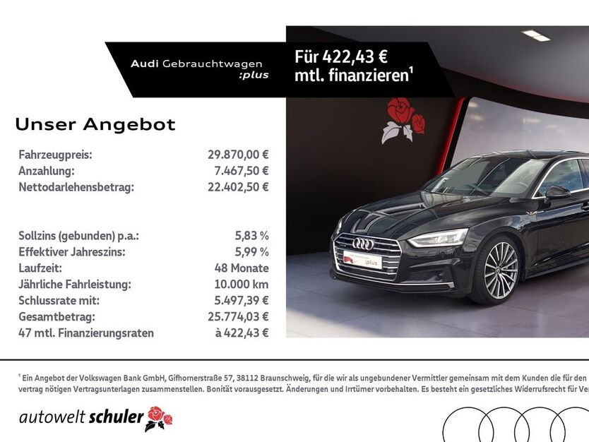 Audi A5 67.713 km 29.870 € Villingen-Schwenningen 78052