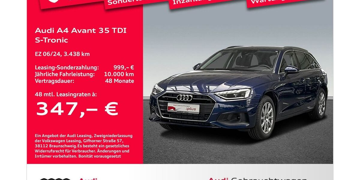 Audi A4 3.446 km 32.740 &euro; Bremerhaven 27576